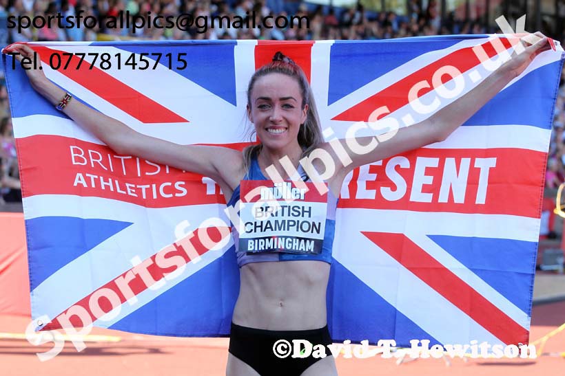 Womens 5000 metres, 2019 Muller British Championships, Alexander Stadium, Birmingham. Photo: David T. Hewitson/Sports for All Pics